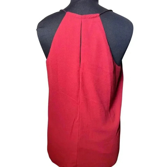 Express Barcelona Top Reversible Red Burgundy Camisole Sz‎ XL Y2K Flowy - Picture 6 of 6